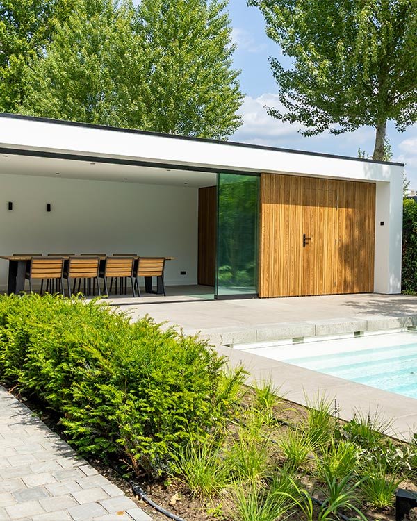 Luxeoverkapingschuur • Gras en Groen website